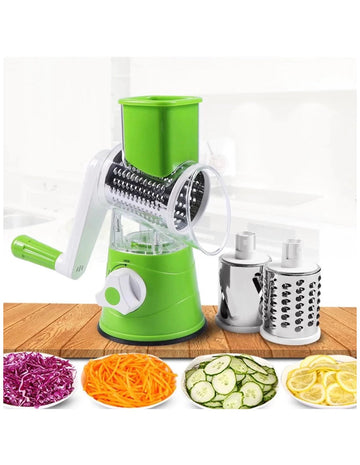 TableTop Drum Grater | Manual Vegetable Cutter Slicer &amp; Grater | Multi-Functional Kitchen Gadget ( Random Color )