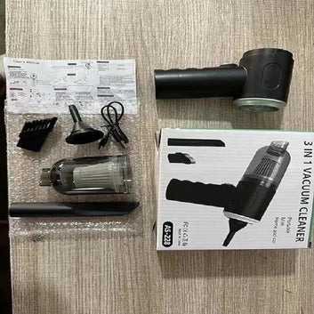 3 In 1 Portable Vacuum Cleaner Wireless Hand-held Cleaning For Car Home (as 228)